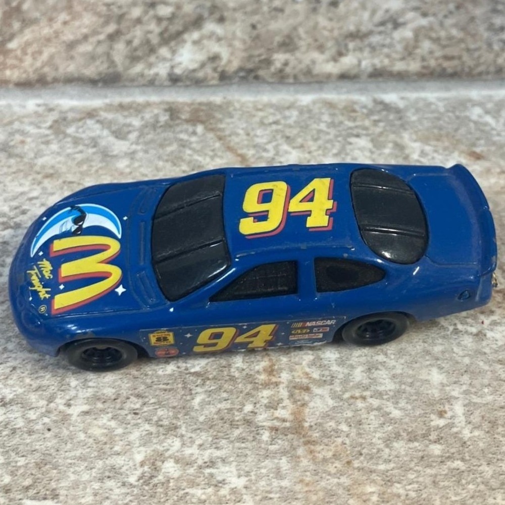 Hot‎ Wheels 1998 Mattel McDonald's Racing Car #94 Blue Diecast Toy
